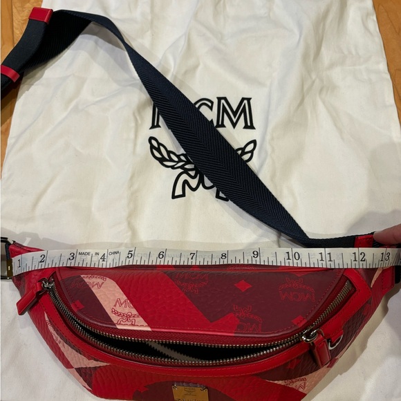 Authentic, brand new, red MCM Crossbody. - Picture 3 of 6